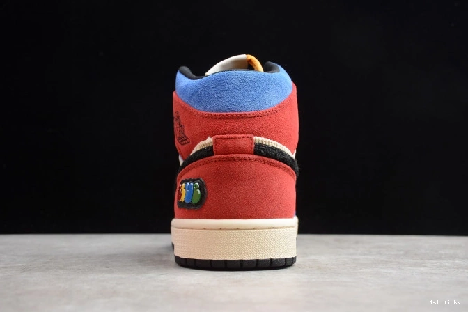 1st Kicks Shoes Jordan 1 Air Fearless CU2805-100 SE Mid the Great Blue 0728